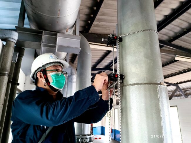 การตรวจวัดอัตราการไหลของปั๊มสูบน้ำ