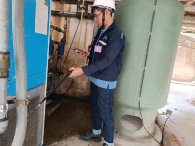 การตรวจประเมินเบื้องต้น (WalkThrough Energy Audit) ในระบบผลิตและส่งจ่ายอากาศอัด บริษัท สยาม ควอลิตี้ สตาร์ช จำกัด (โรงงานชัยภูมิ)