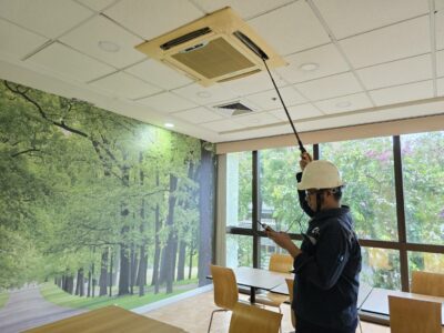 การตรวจวัดอุณหภูมิและความชื้นสัมพัทธ์ด้านจ่ายของระบบปรับอากาศแบบ VRF